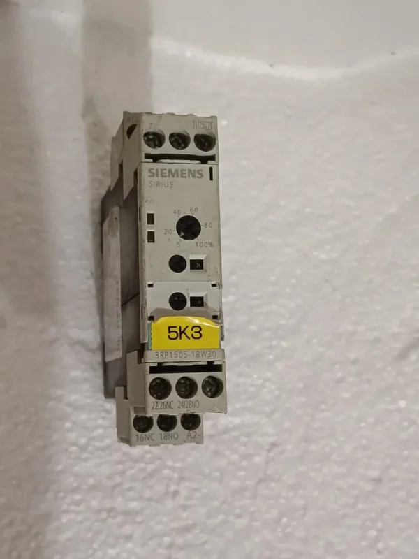 Siemens 3RP1505-1BW30 SIRIUS Time Delay Relay – 24V DC, 0.05–1s, DPDT