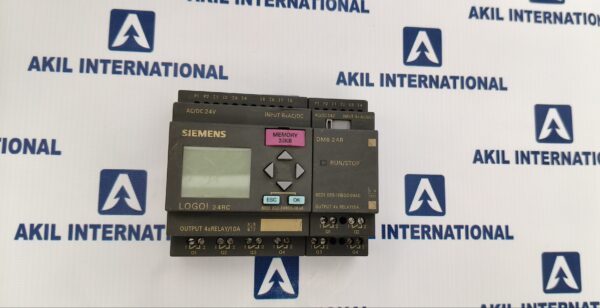 Siemens LOGO! 24RC Logic Module 6ED1 052-1FB00-0BA6 Used Tested PLC Controller