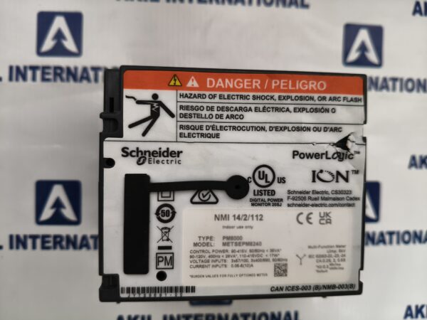 Industrial digital power meter PowerLogic PM8000 for energy management systems